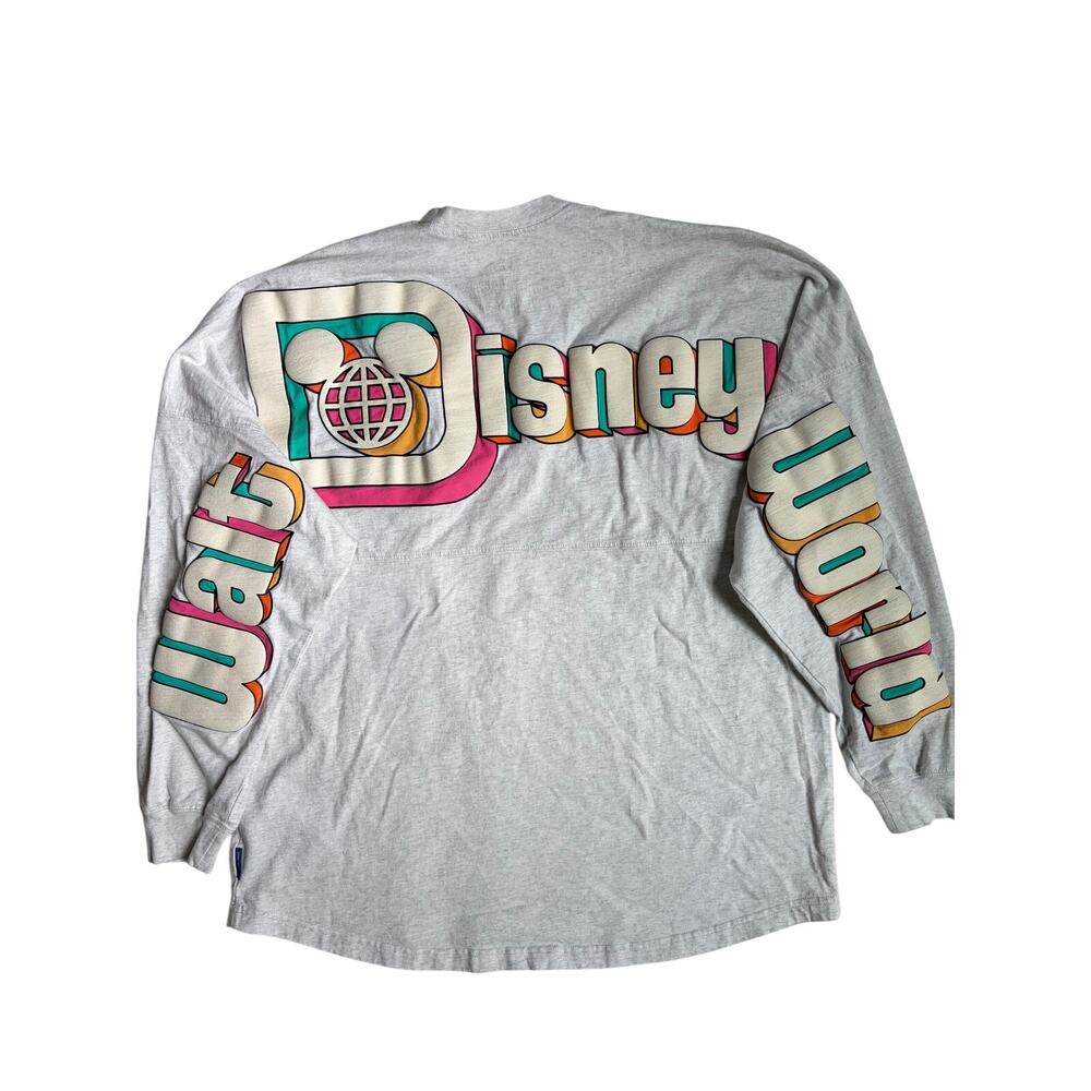 Walt Disney World 3D Effect Colorful Logo Spirit Jersey (Grey) - XL